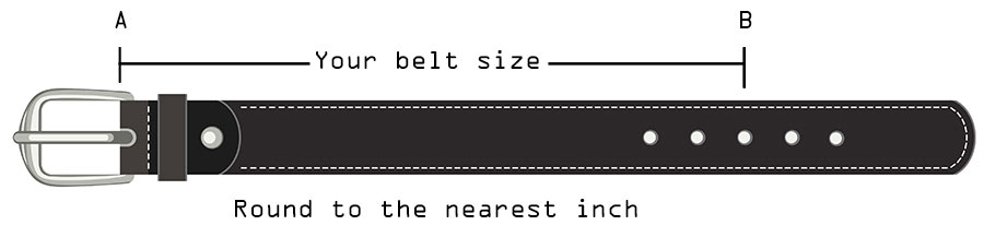 How to measure your belt size